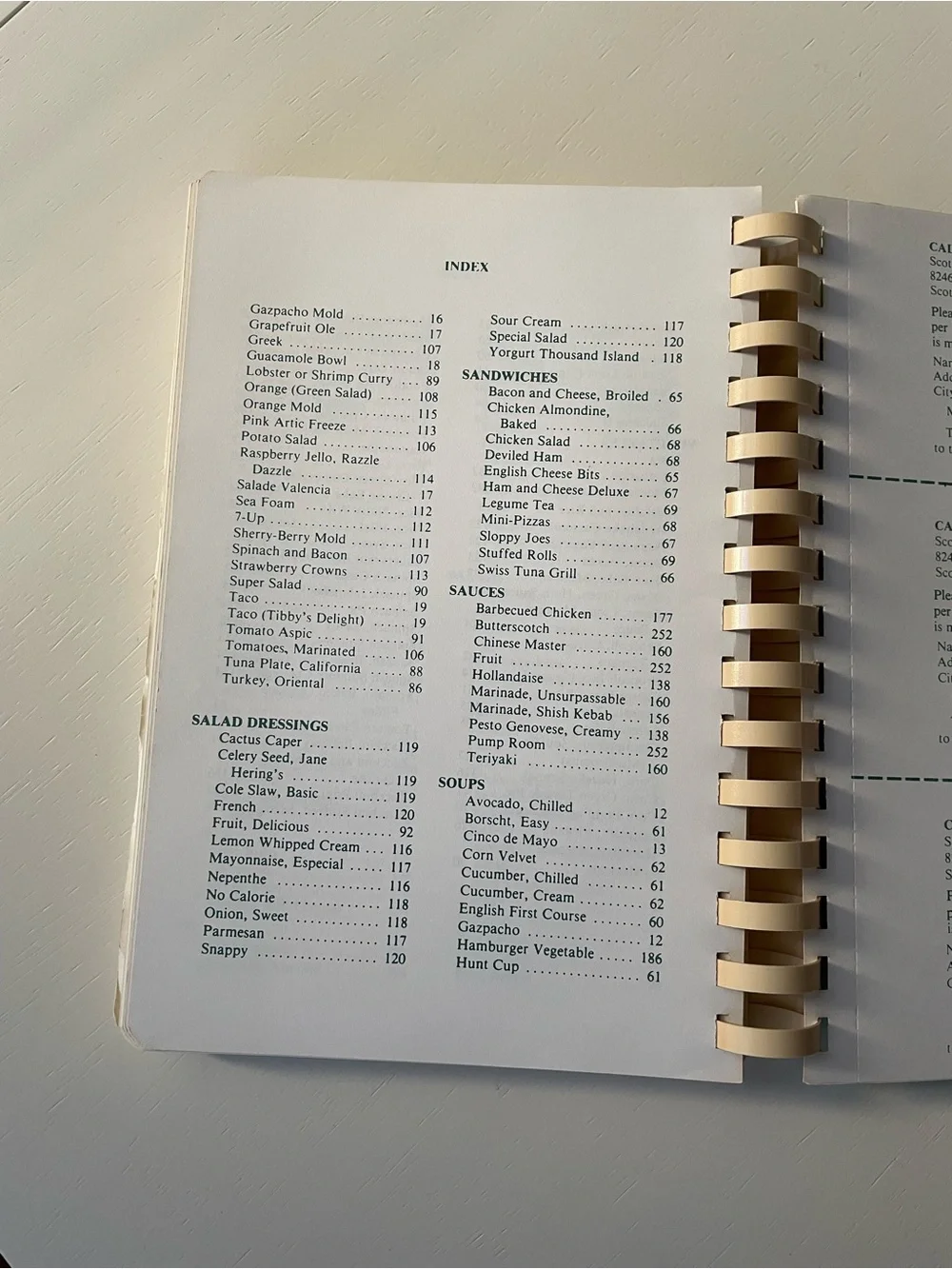 Vintage 1987 Calico Cactus cookbook Scottsdale Girls Club Arizona recipes